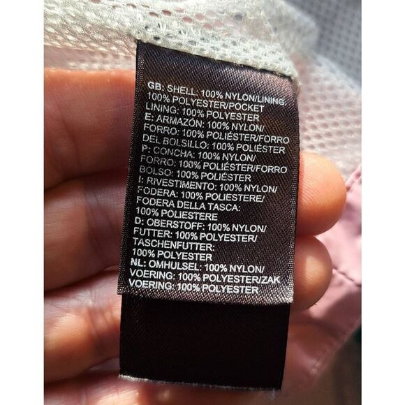 Girls Size 18 Northface Pink Windbreaker Light Jacket - Picture 8 of 8